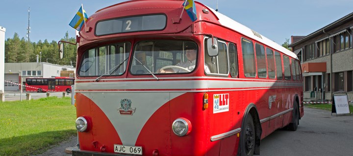 Bild på veteranbuss, Scania Vabis Capitol